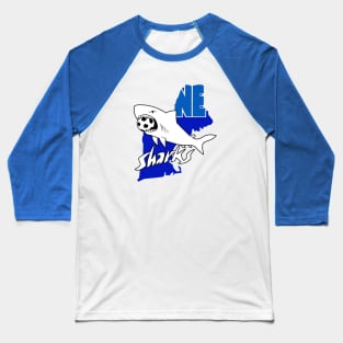deffunct New England Sharks Soccer 1981 Baseball T-Shirt